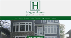 Desktop Screenshot of hagenhomes.com